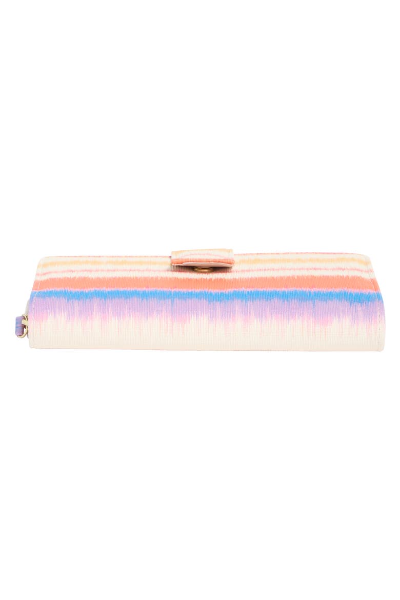 All In One Zip Wallet, Alternate, color, CHROMATIC WAVES