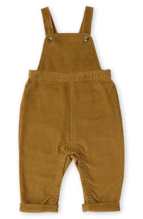 Pehr Organic Cotton Corduroy Overalls in Yellow 