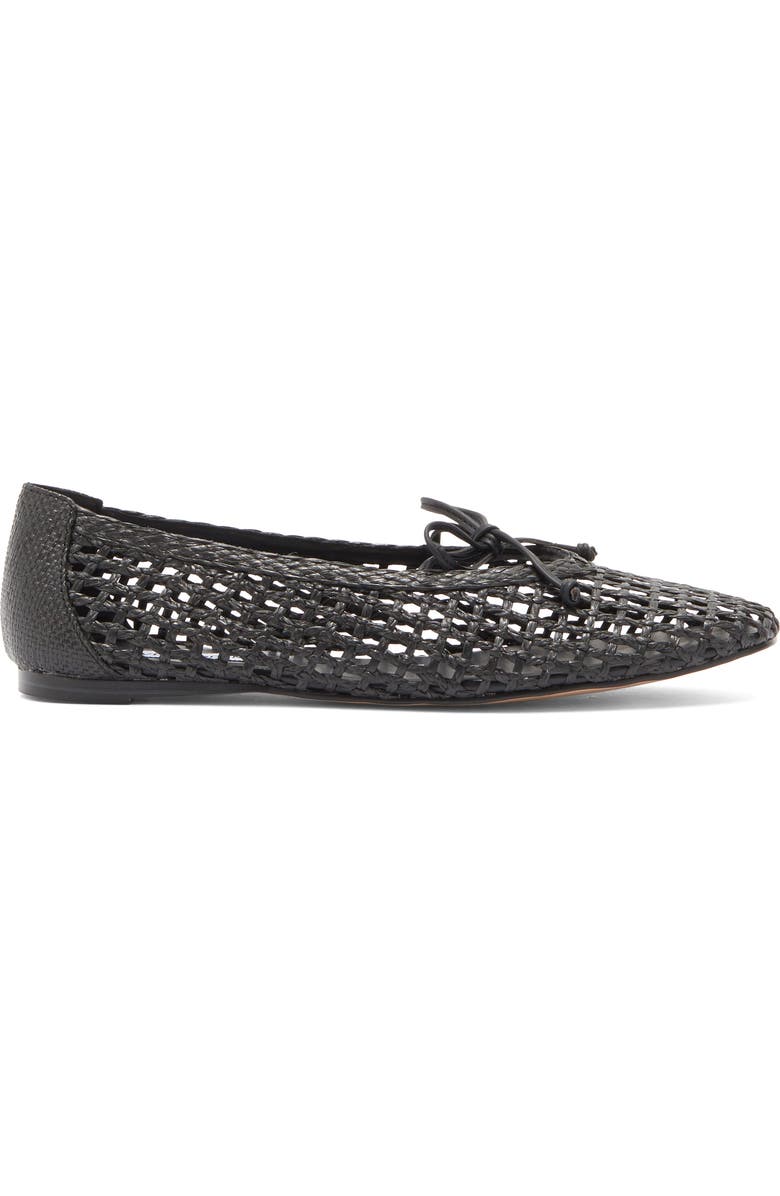 Steve Madden Leelo Woven Flat, Alternate, color, Black