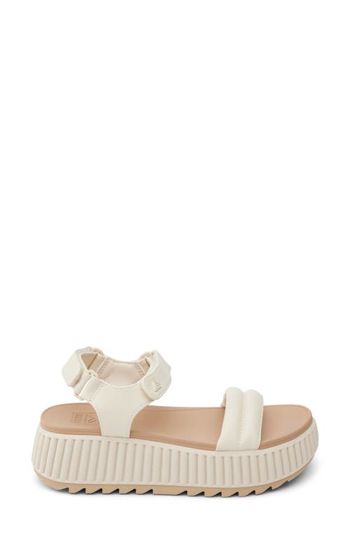 Reef Vista Platform Ankle Strap Sandal In White