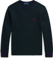 Polo Ralph Lauren Kids' Waffle Knit Long Sleeve Shirt