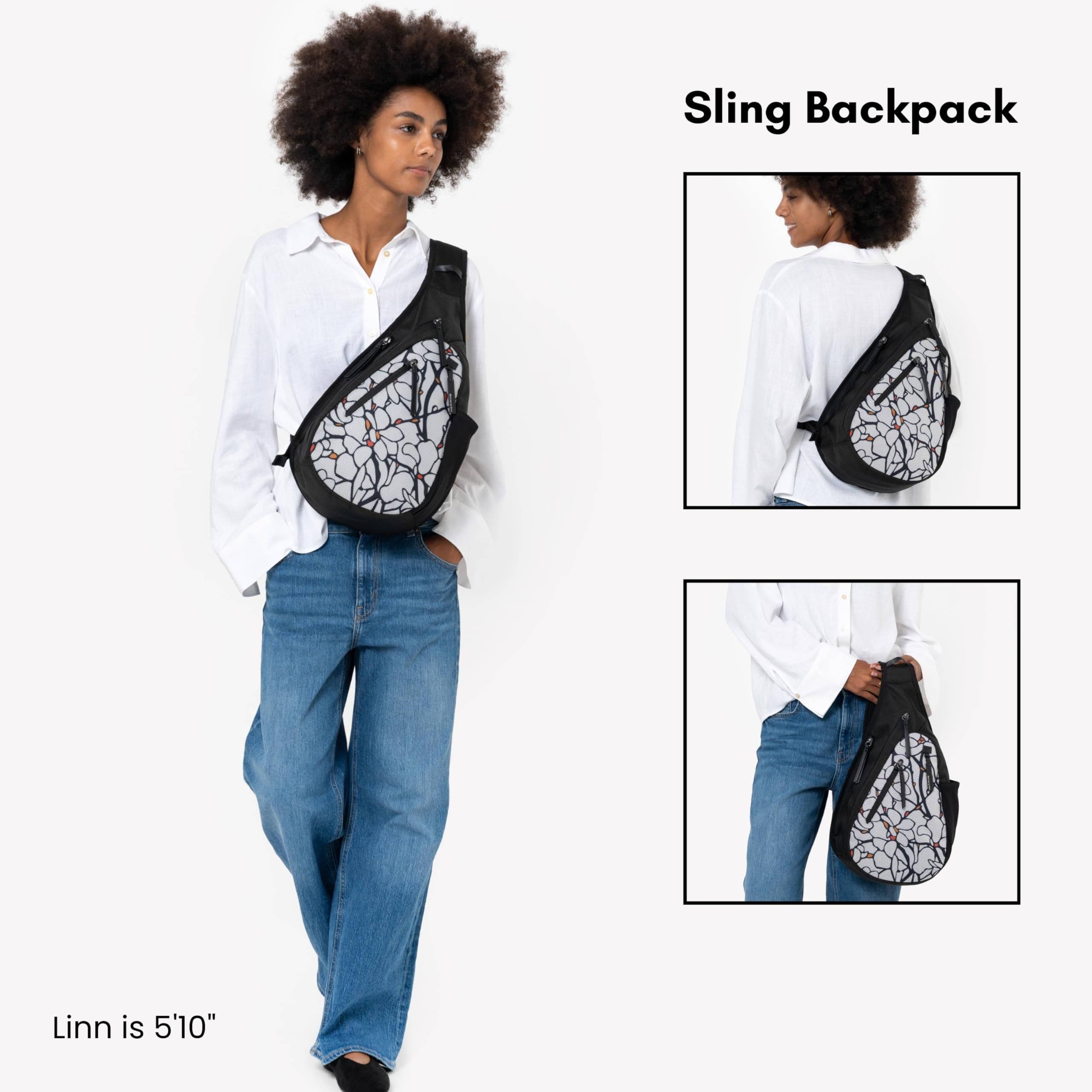 Sherpani Esprit Anti Theft RFID Protection Sling Bag, Fits 10'' Tablet, Sakura, Alternate, color, Sakura