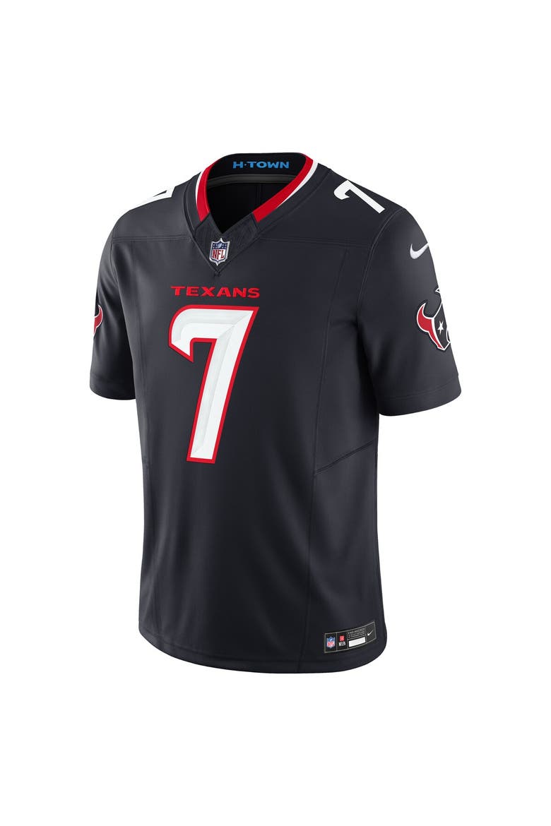 Men's Nike C.J. Stroud Navy Houston Texans Vapor F.U.S.E. Limited Jersey, Alternate, color, Navy