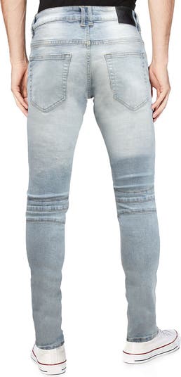 Raw X Moto Rip & Repair Stretch Skinny Jeans
