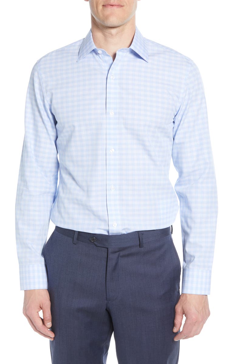 Bonobos Slim Fit Plaid Dress Shirt, Main, color,