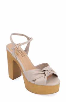 Journee Collection Lorrica Platform Sandal