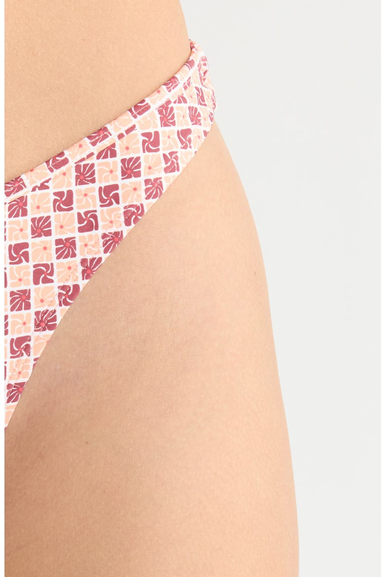 Classic Surf High Leg Bikini Bottoms, Alternate, color, MULTI COLOR