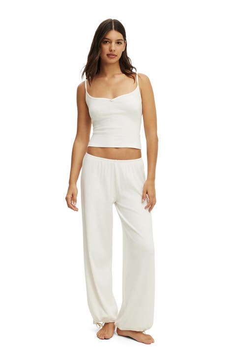Women's Dreamy Soft Pointelle Wide Leg Pant