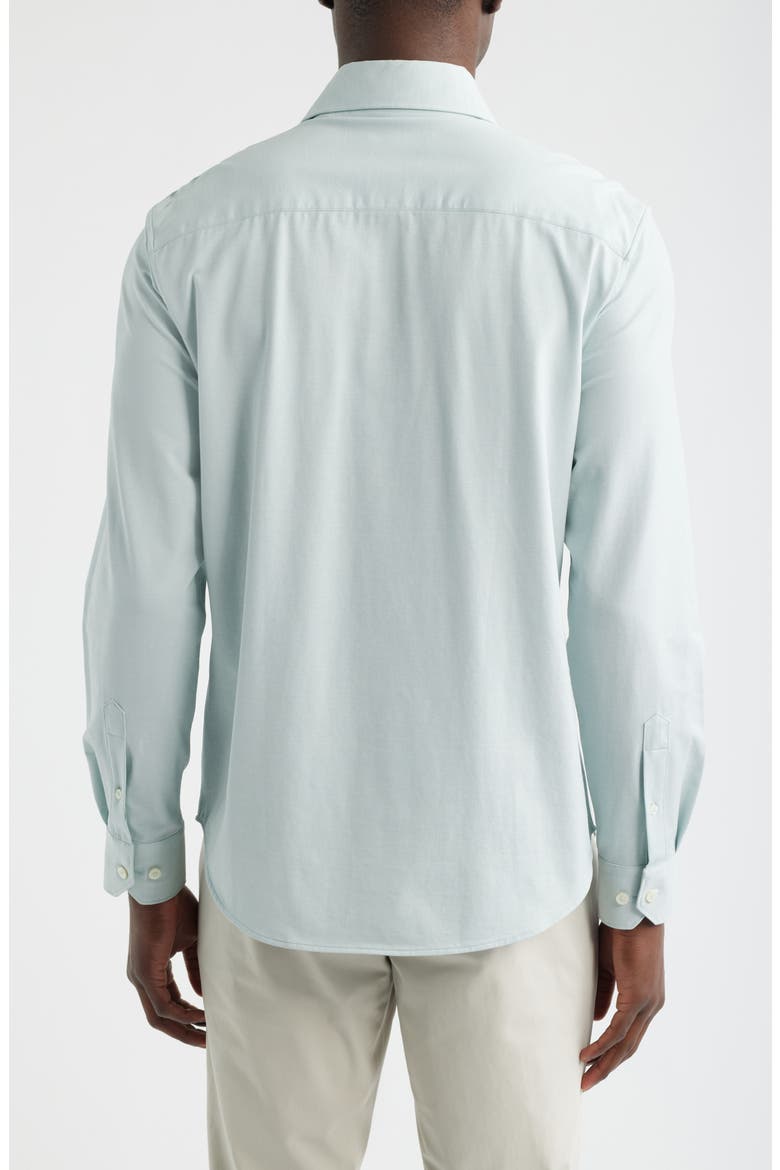 Devon OoohCotton® Button-Up Shirt, Alternate, color, SEAFOAM