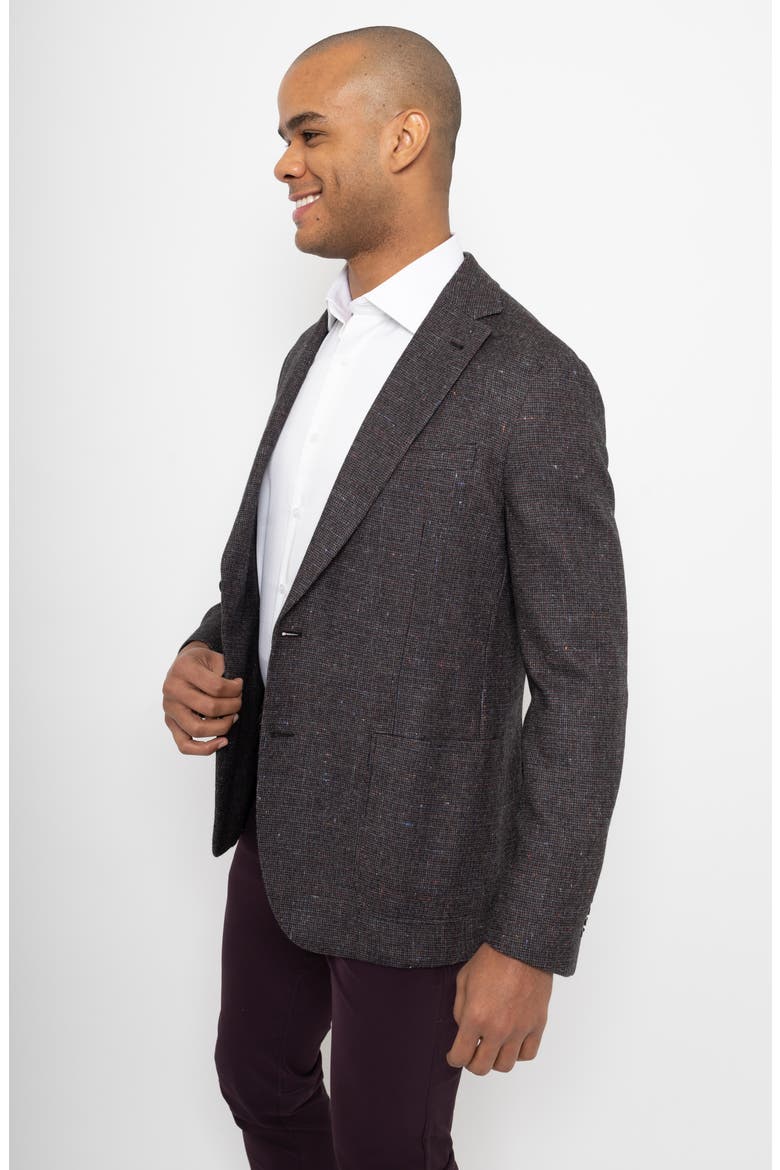 Two-Button Soft Shoulder Super Chill Sports Jacket, Alternate, color, CHARCOAL