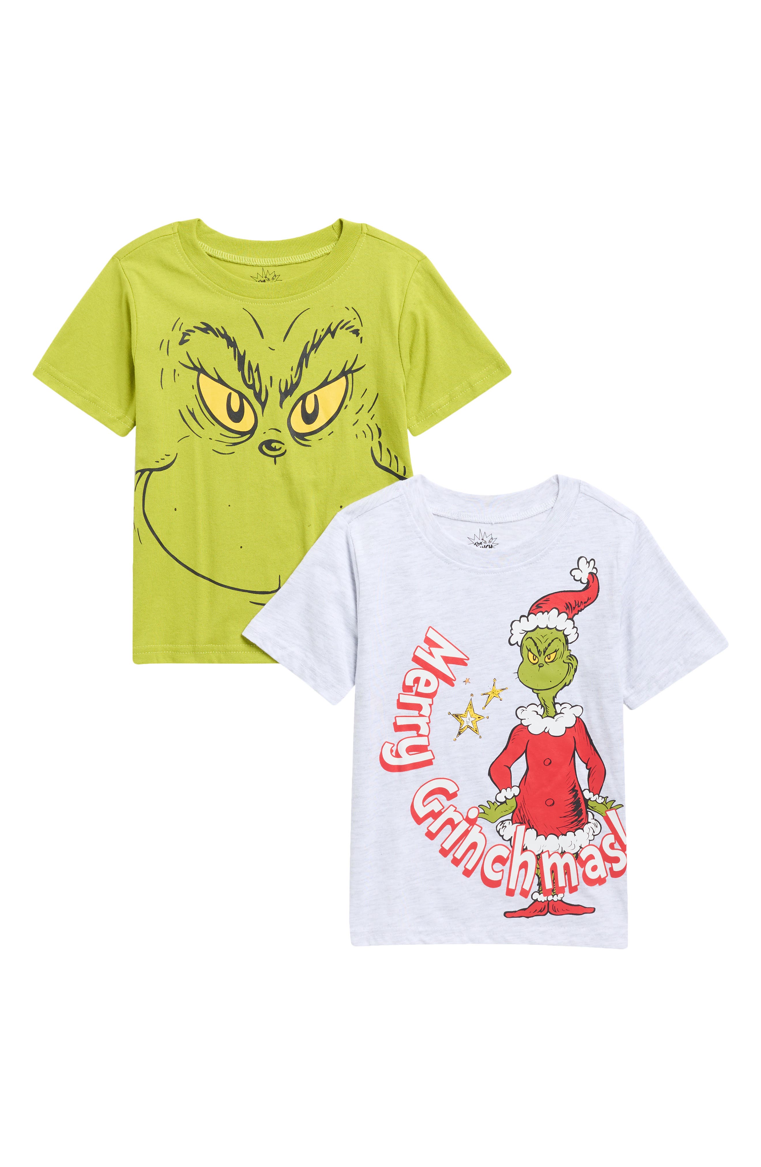 ASSORTED Kids' Grinch 2-Pack T-Shirts