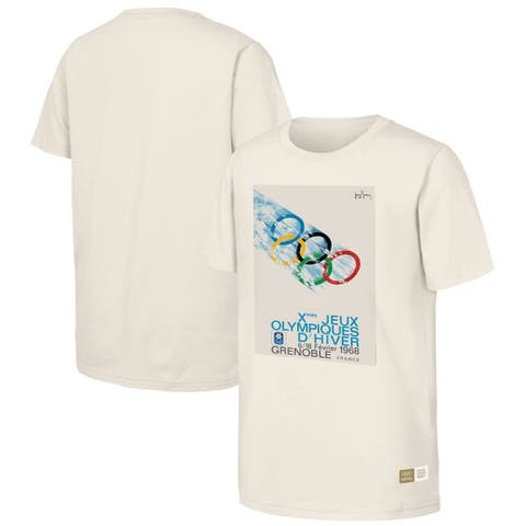 Men's  Natural 1968 Grenbole Games Olympic Heritage T-Shirt