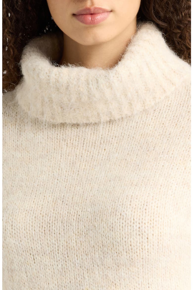 Turtleneck Sweater, Alternate, color, BEIGE