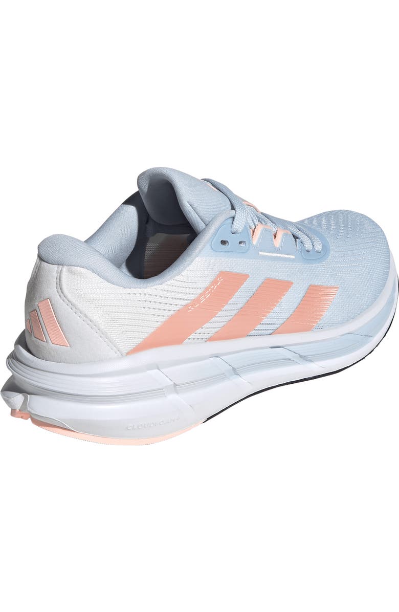 adidas Questar 3 Running Shoe, Alternate, color, Crystal Sky/ Orange/ Blue