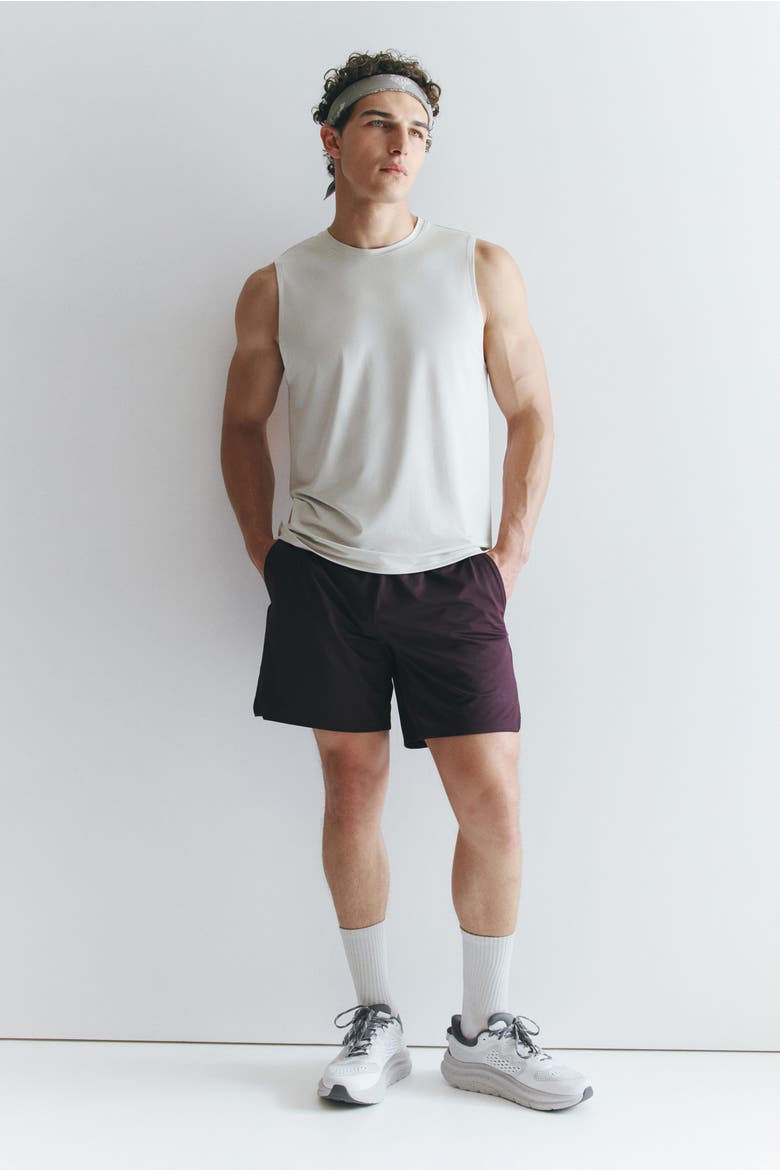 Sports Shorts With Drymove, Main, color, Dark plum