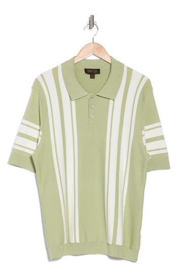 Shop Truth Vertical Stripe Sweater Polo