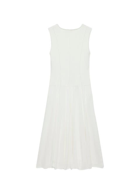 Cotton Drop Waist Maxi Dress