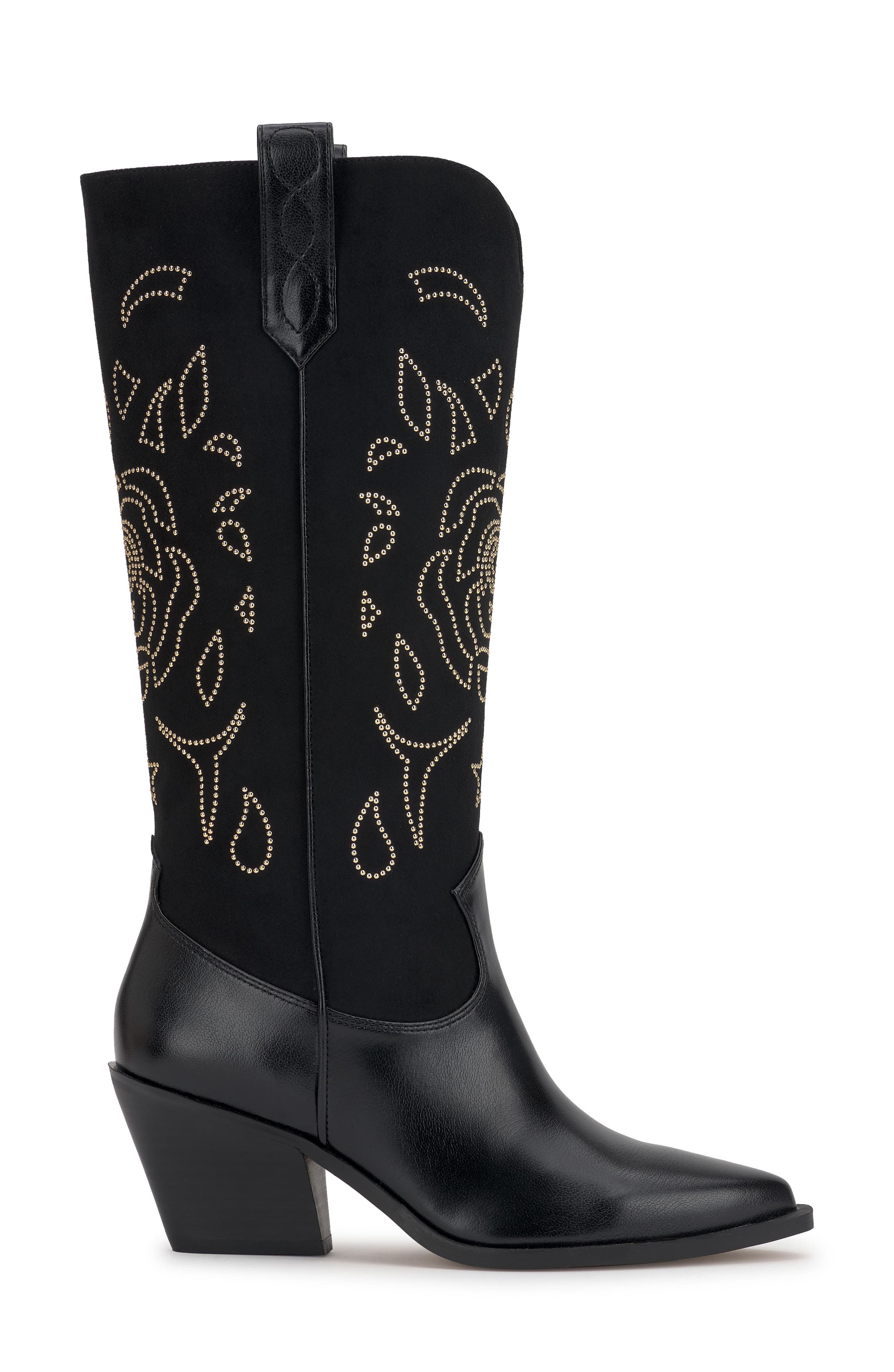 Jessica Simpson Zodra Western Boot, Alternate, color, Black