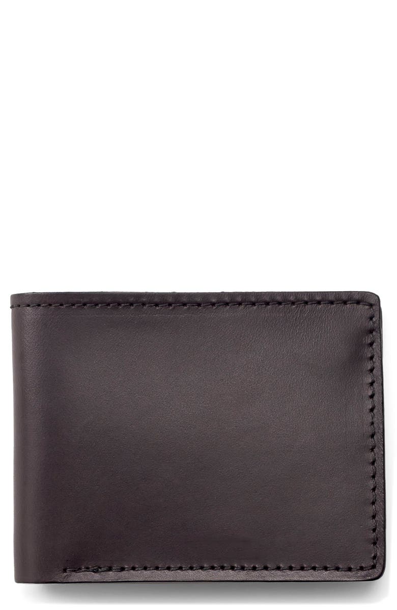 Filson Leather Bifold Leather Wallet, Main, color, 
