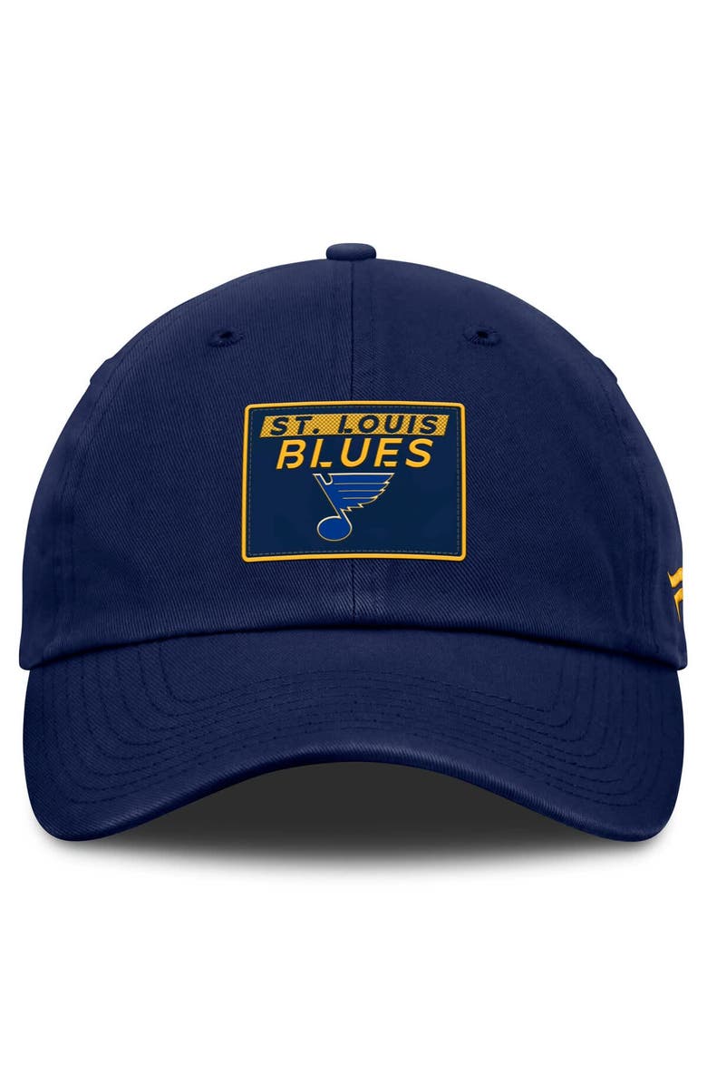 FANATICS Men's Fanatics Navy St. Louis Blues Authentic Pro Prime Adjustable Hat, Alternate, color, Navy