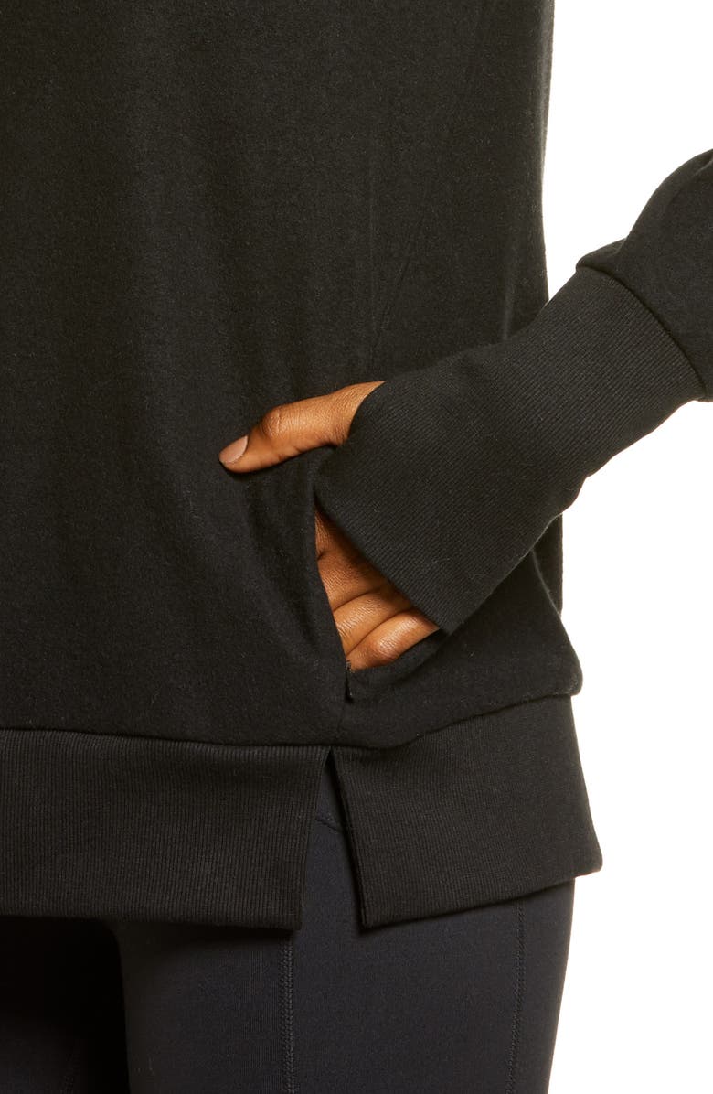 Alo Warmth Cover-Up Turtleneck, Alternate, color,