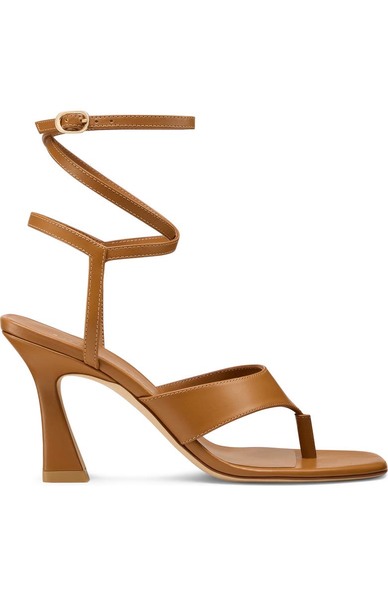 Stuart Weitzman Vinnie 85 Wrap Sandal, Alternate, color, Boho Tan