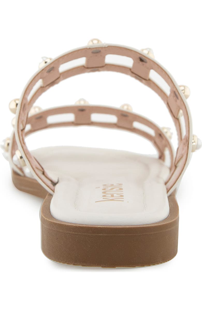 Kensie Malory Slide Sandal, Alternate, color, Off White