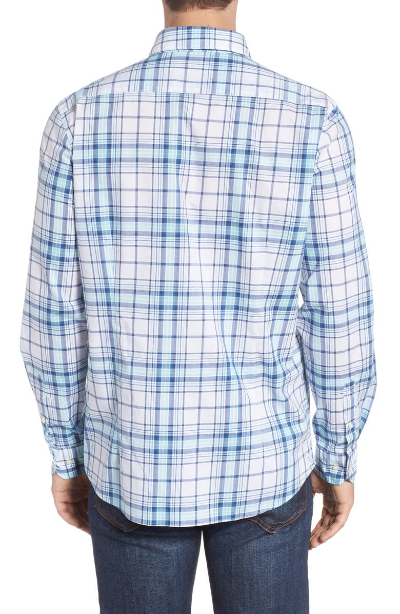 Barbour Christopher Tailored Fit Plaid Sport Shirt, Alternate, color,