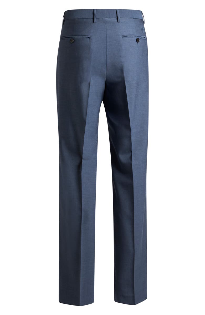 Etro Roma Single Pleat Wool Pants, Alternate, color, Indaco