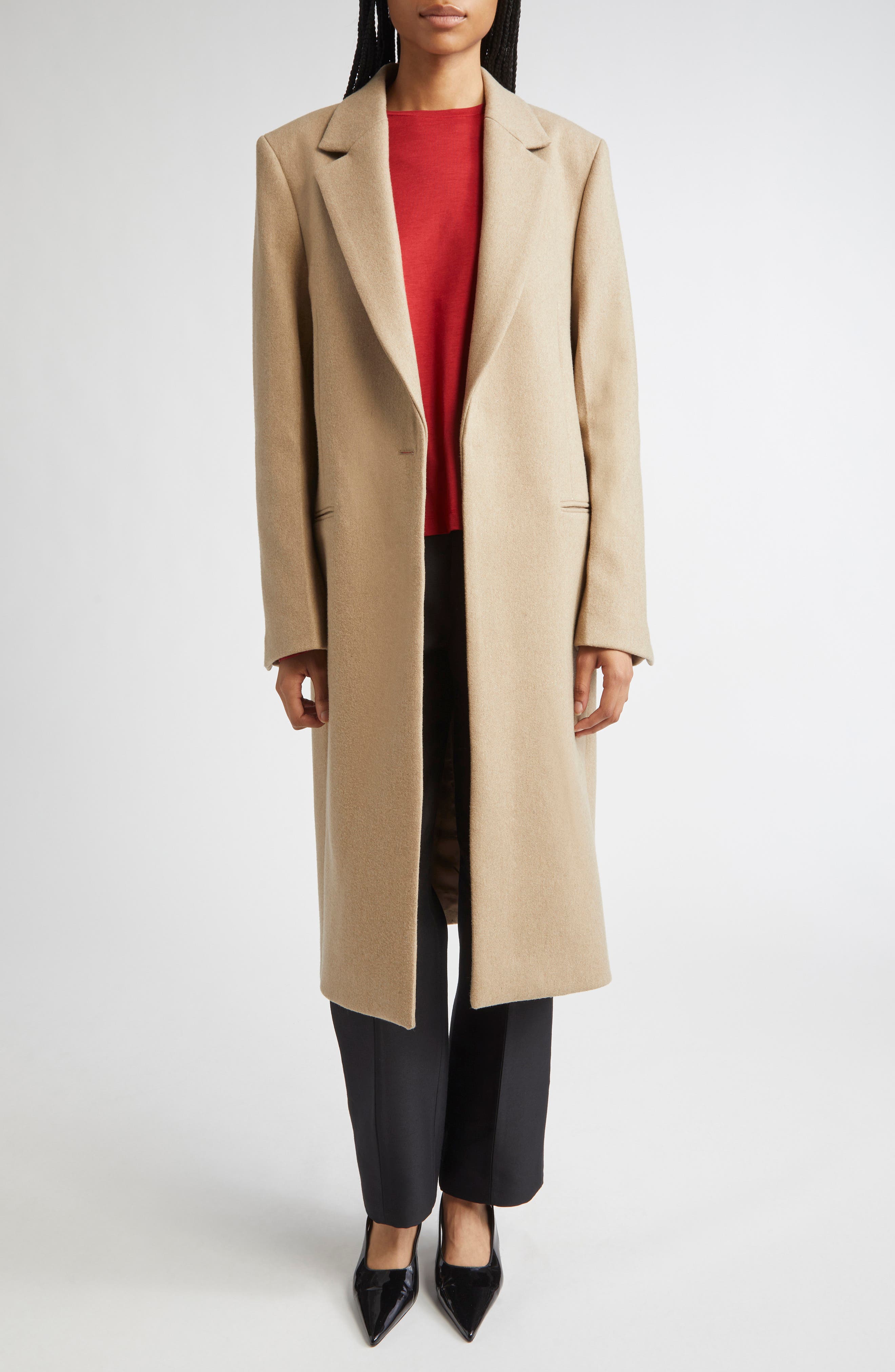 Classic Wool Blend Coat - image 4