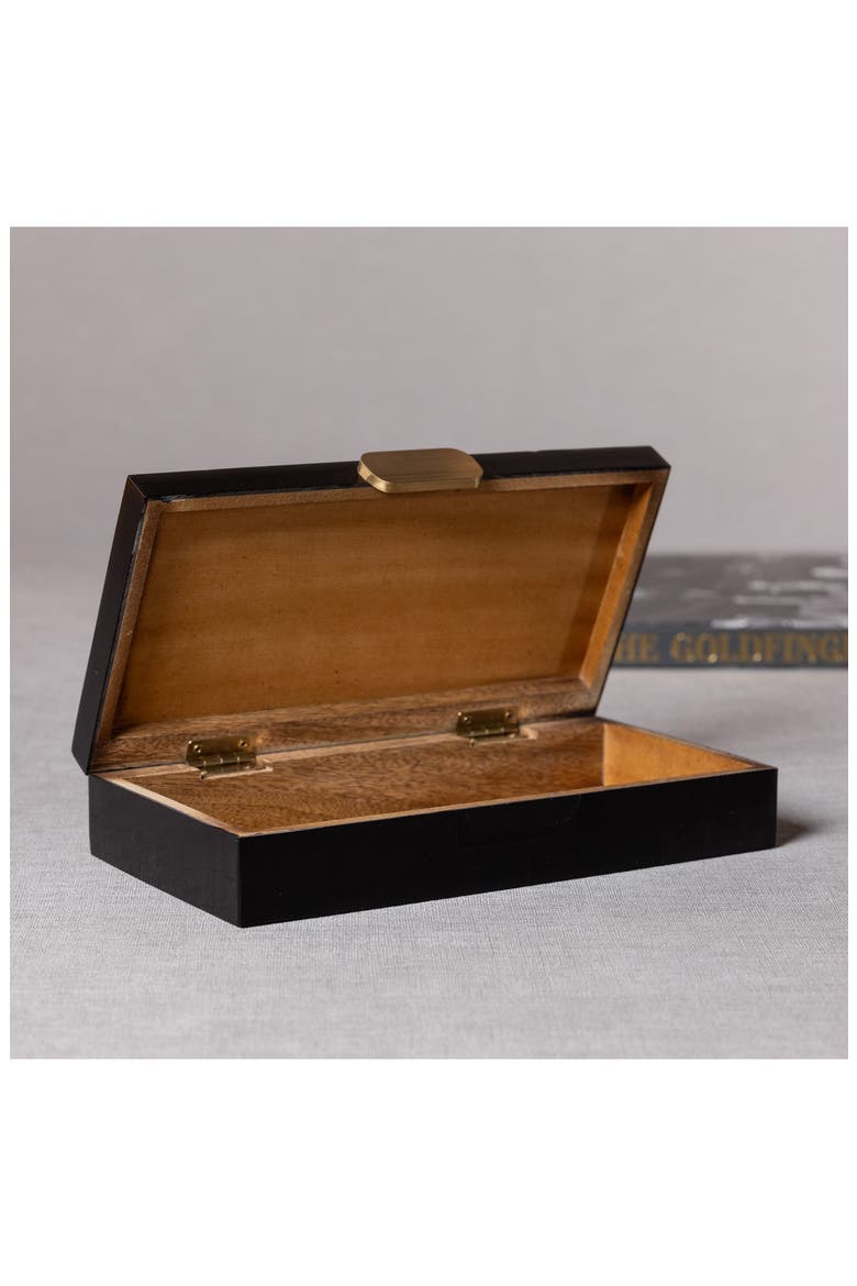 Marlow Decorative Box, Alternate, color, BLACK/ GOLD