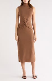 ASTR the Label Riana Sleeveless Turtleneck Dress