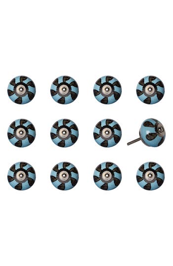 Kinetic 12-pack Knobs In Light Blue Petal