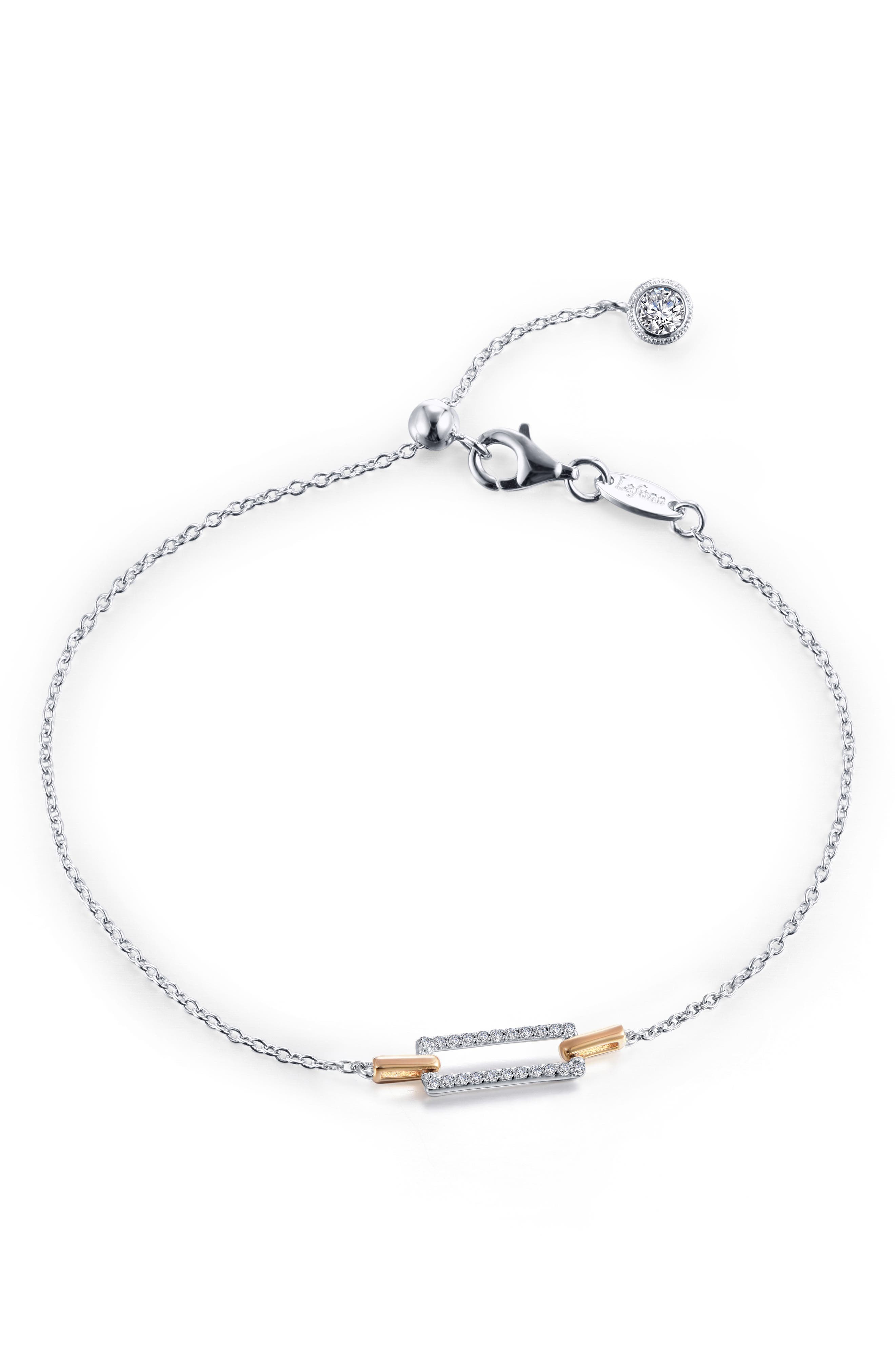 Geometric Link Adjustable Bracelet