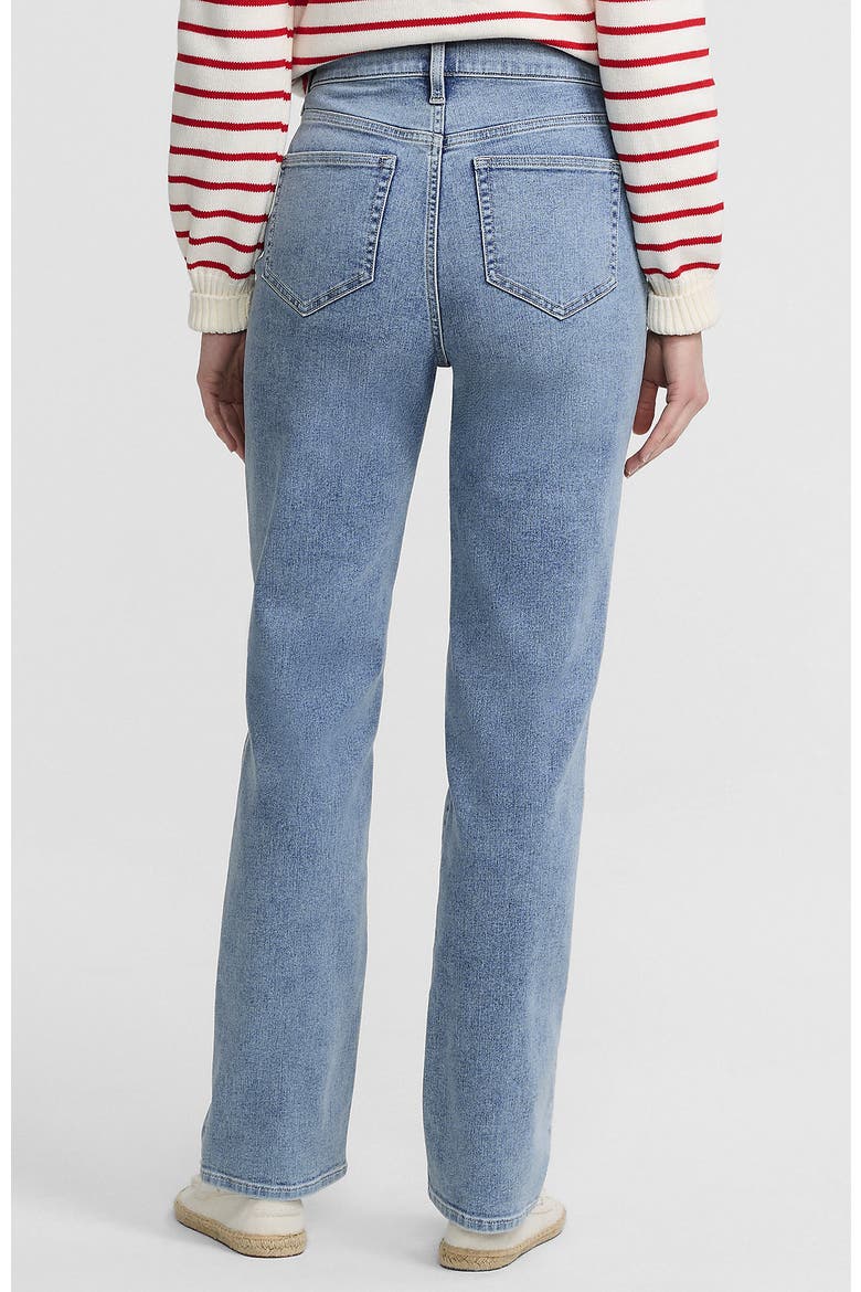 Recover High Rise Straight Leg Blue Jeans, Alternate, color, Lake Blue Wash
