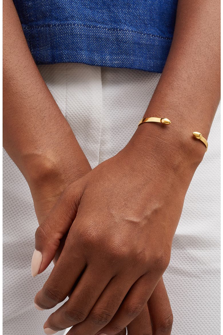 Fiji Bud Cuff, Alternate, color, GOLD