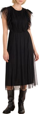 NIC+ZOE Opening Night Tulle Midi Dress
