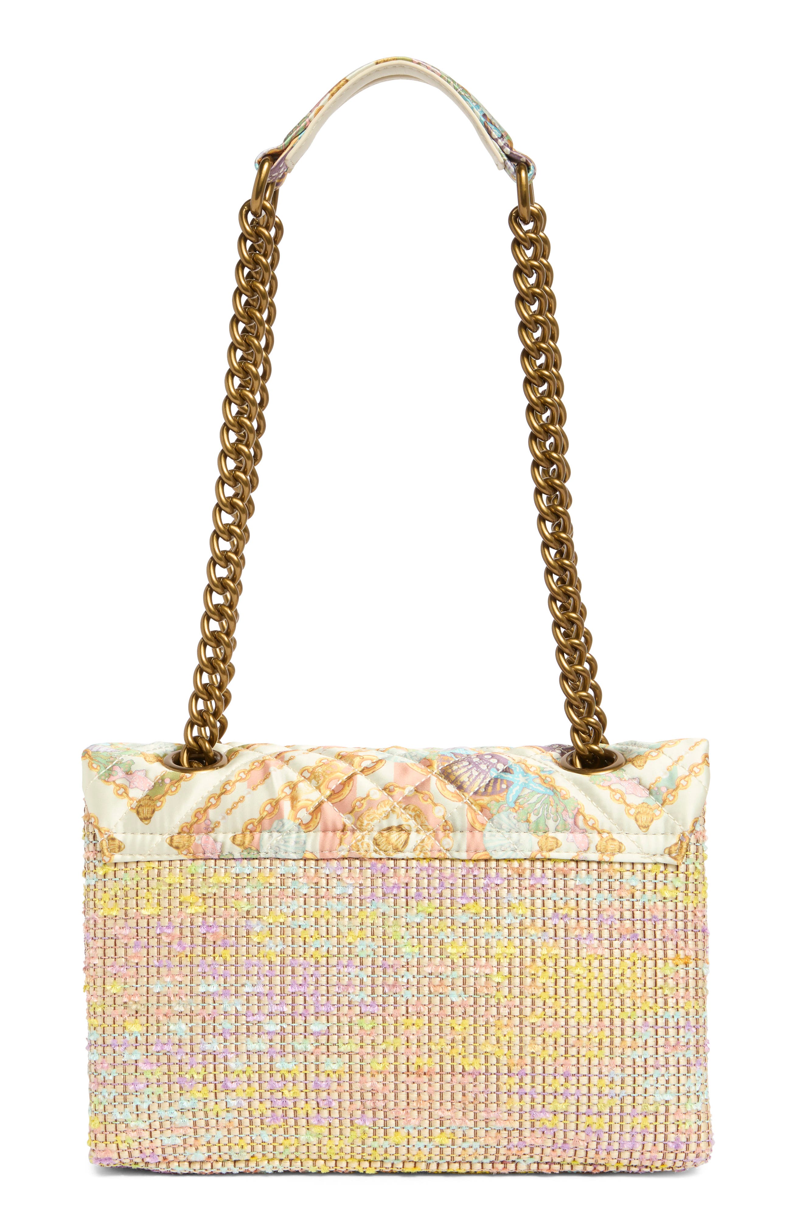 Kurt Geiger London Brixton Mixed Media Shoulder Bag, Alternate, color, 