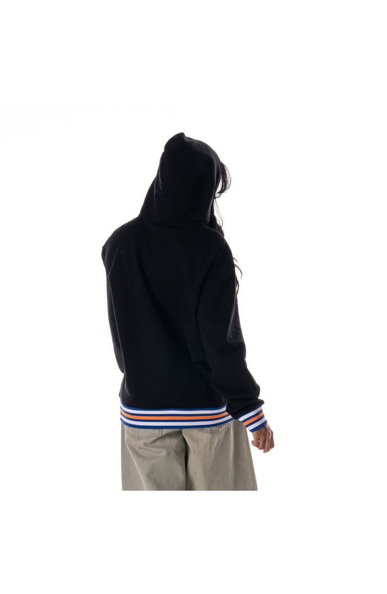 THE WILD COLLECTIVE Unisex The Wild Collective Black New York Knicks Custom Rib Tonal Premium Hoodie, Alternate, color, Black