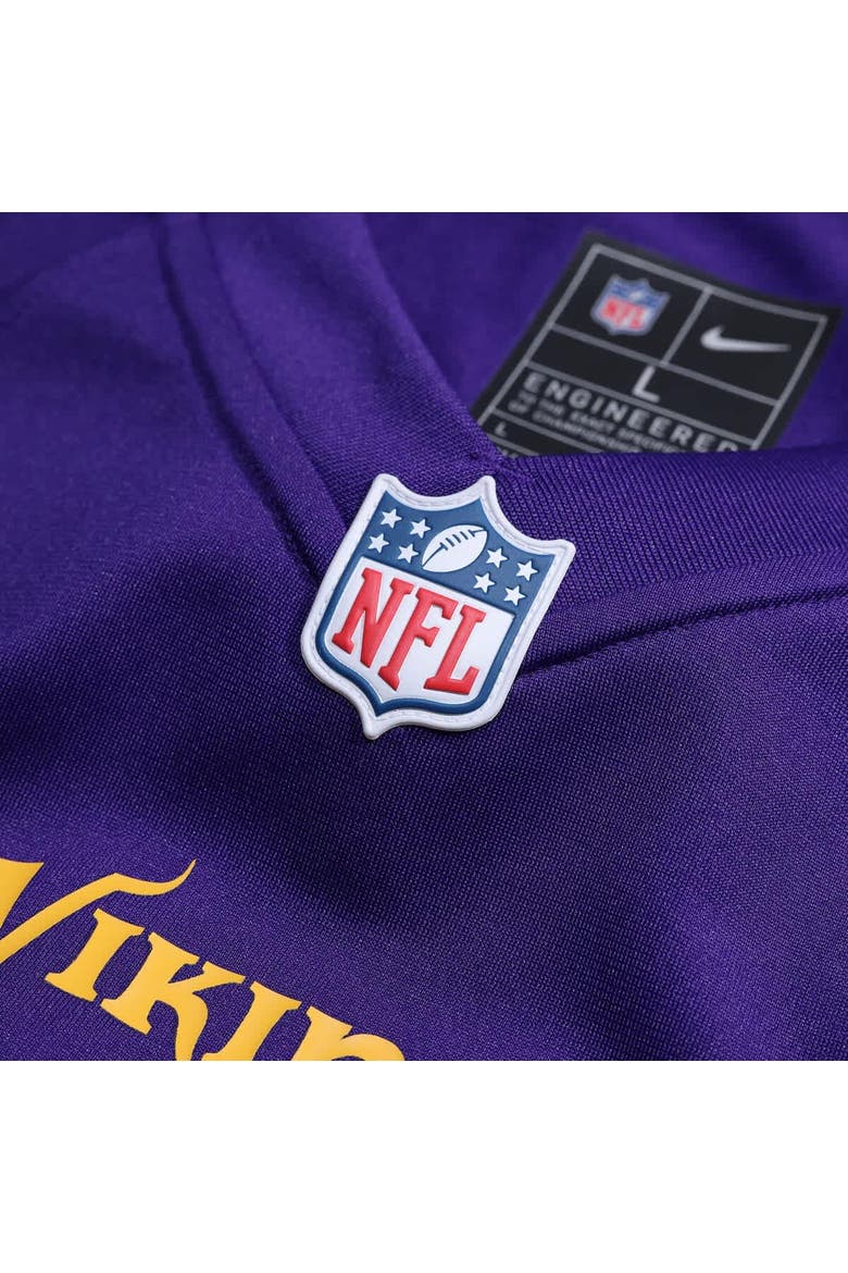 Men's Nike T.J. Hockenson Purple Minnesota Vikings Game Player Jersey, Alternate, color, Purple