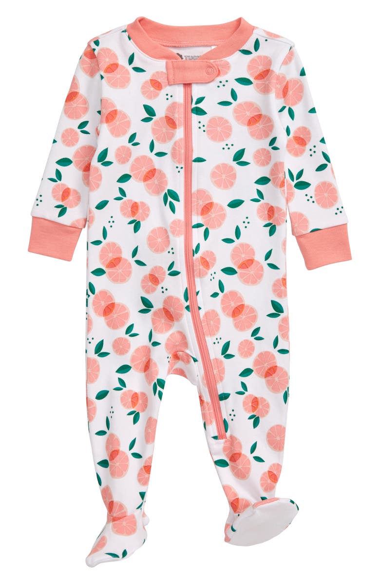 Tucker + Tate Print Fitted One-Piece Pajamas, Main, color,
