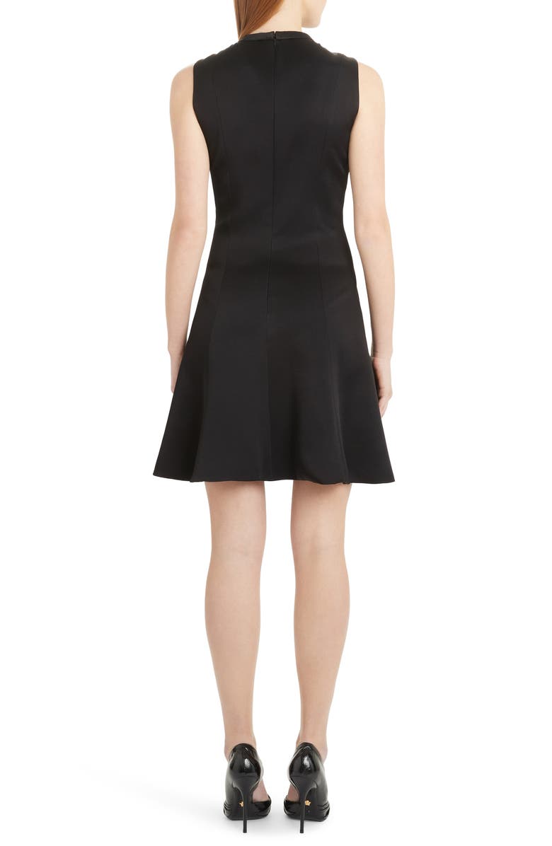 Versace Safety Pin A-Line Dress, Alternate, color,