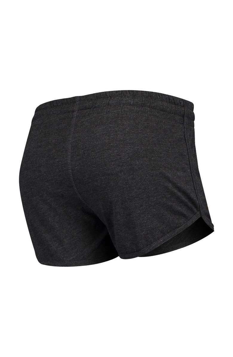 COLOSSEUM Women's Colosseum Heathered Black Arizona State Sun Devils Simone Lounge Shorts, Alternate, color,