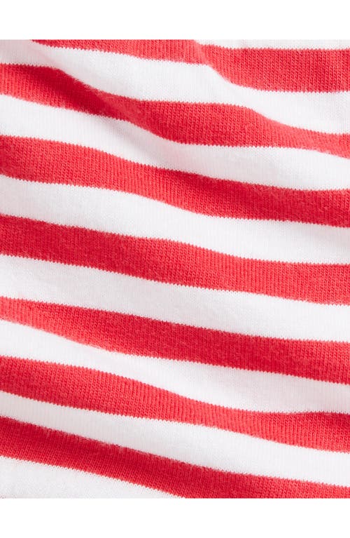 RALPH LAUREN RALPH LAUREN STRIPE COTTON JERSEY RUFFLE DRESS & BLOOMERS SET