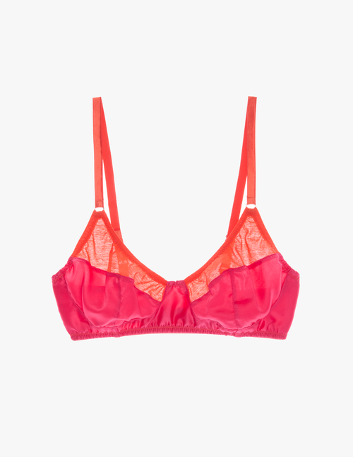 Araks Willow Bralette In Hibiscus