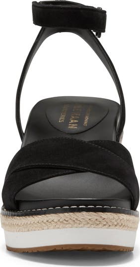【限定セール】Cole Haan Cloudfeel Platform Wedge サンダル Cole Haan CLOUDFEEL Keeton Leather Platform Wedge Espadrille