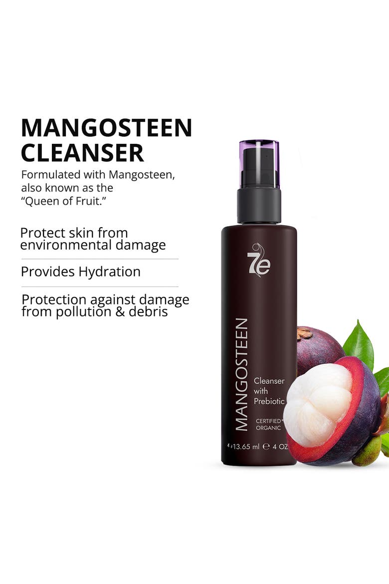 Mangosteen Face Cleanser with Antioxidants, Alternate, color, Transparent