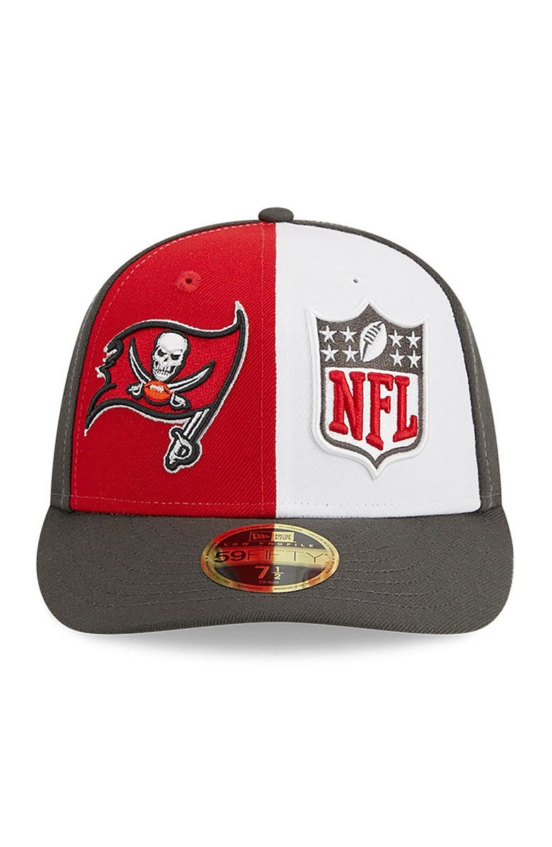 New Era Men's New Era Red/Pewter Tampa Bay Buccaneers 2023 Sideline Low Profile 59FIFTY Fitted Hat, Alternate, color,