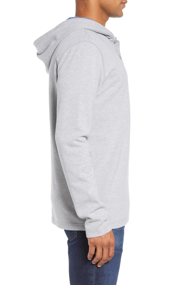 Travis Mathew Sainz Hoodie, Alternate, color, HEATHER GREY