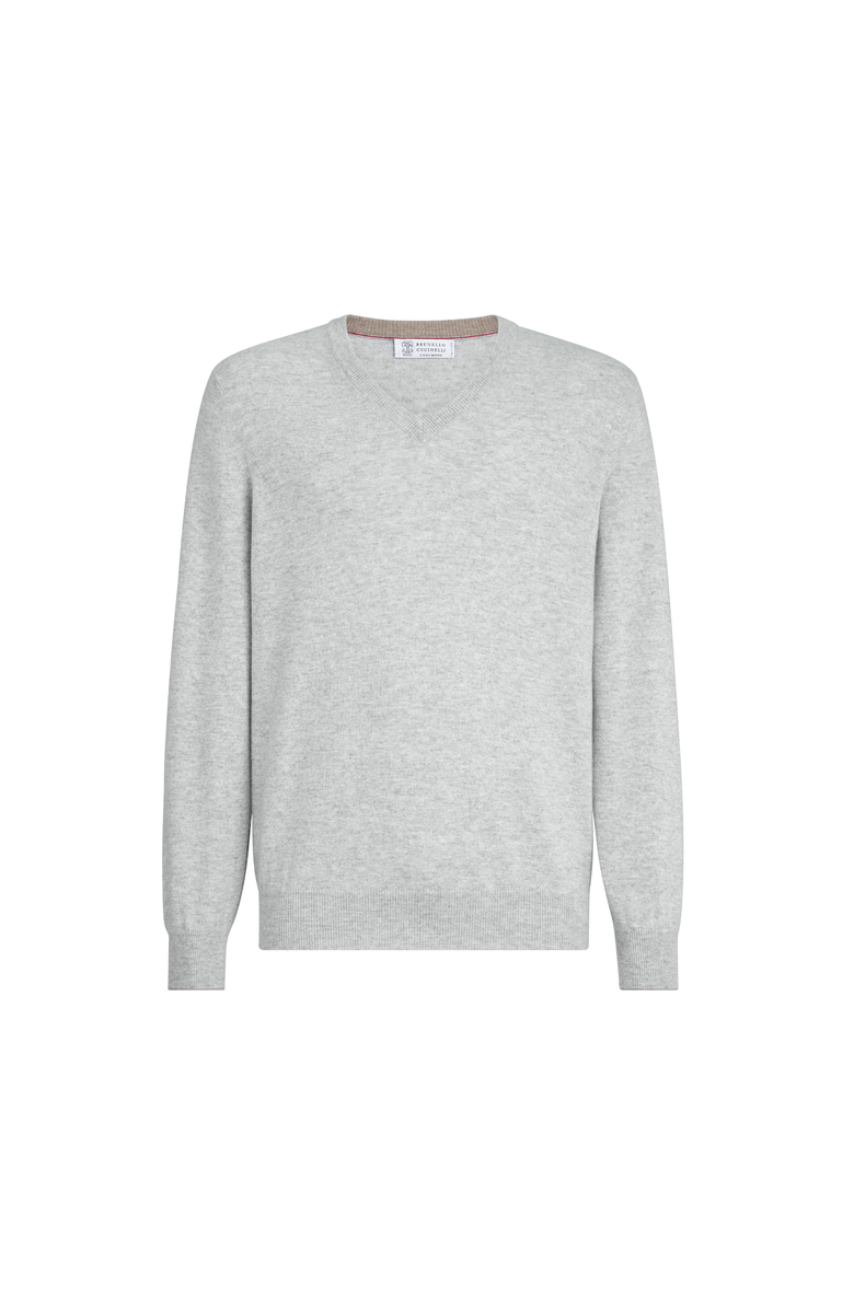 Brunello Cucinelli Cashmere sweater, Alternate, color, Pebble